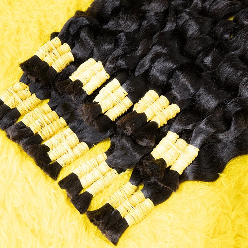 Loose Deep 100% Indian Human Hair Bulk Extensions