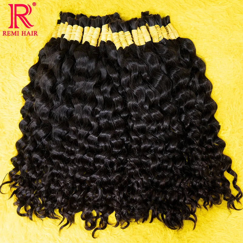 Loose Deep 100% Indian Human Hair Bulk Extensions